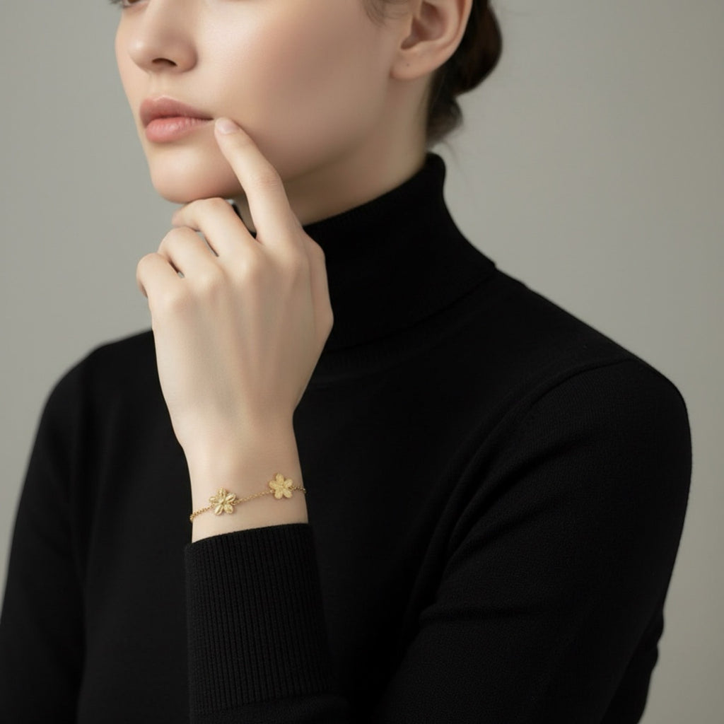 Floral Chain Bracelet