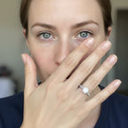 Valeria Crown 1ct Moissanite Ring