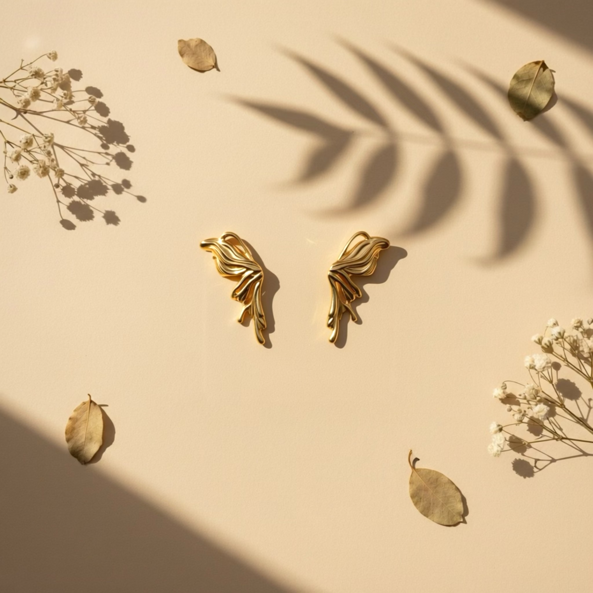 Abstract Butterfly Statement Earrings