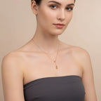 Drop Pendant Necklace (Adjustable)