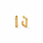 Lumé Textured Hoops
