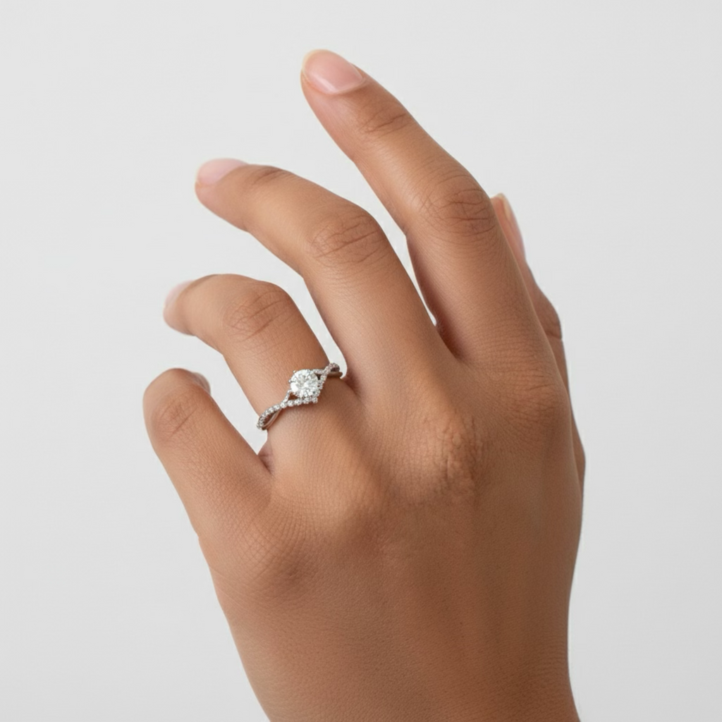 Celestia 0.5ct Moissanite Ring