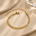 Beaded Herringbone Bracelet