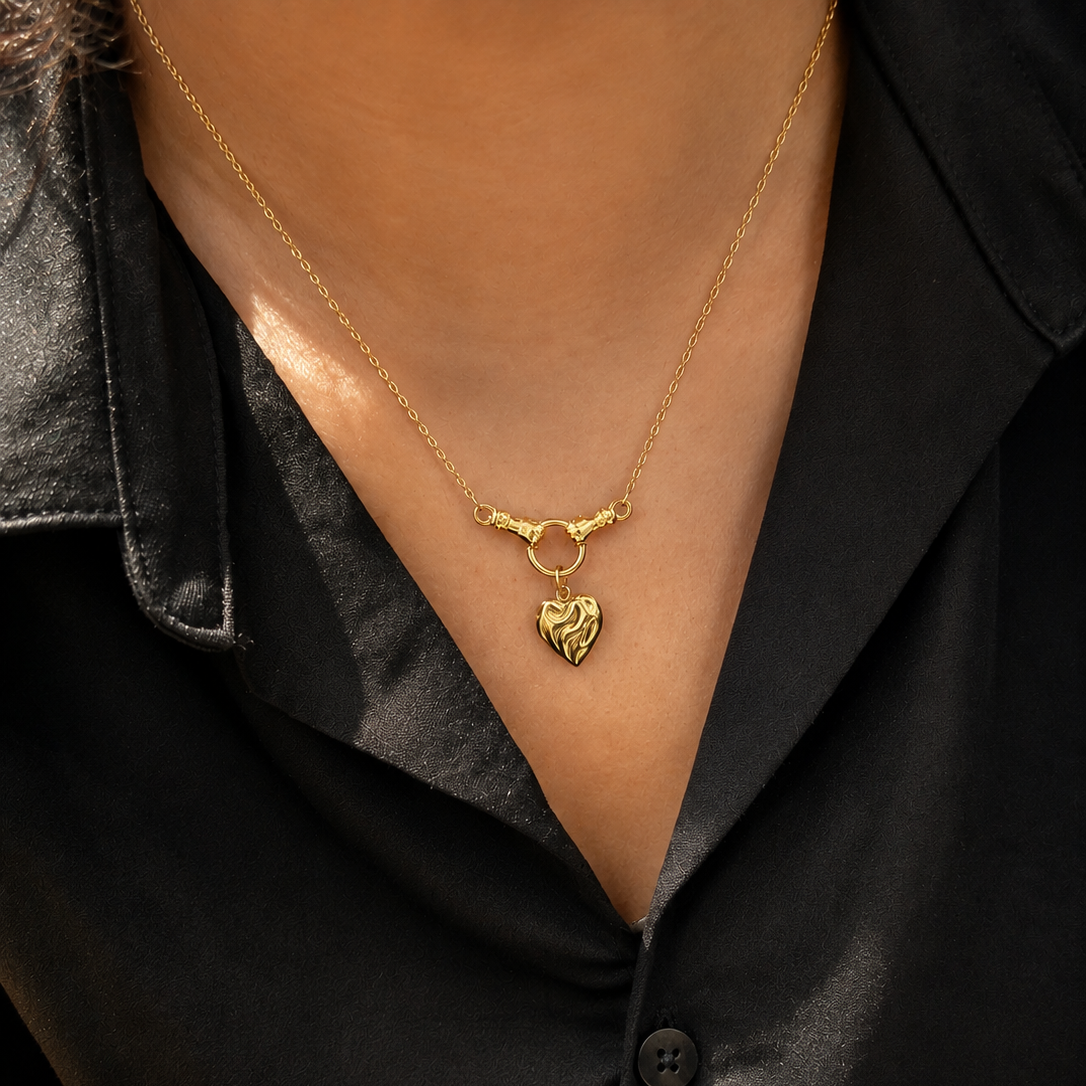 Golden Heart Necklace