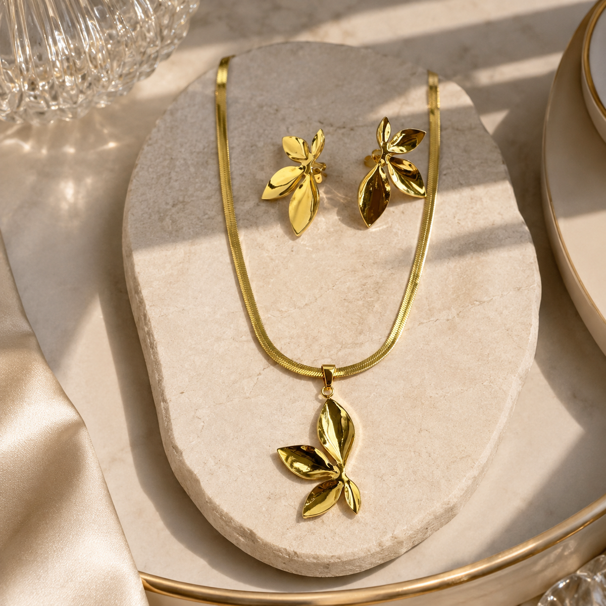 Elaris Necklace and Earrings
