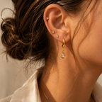 Dewdrop Hoops