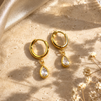 Dewdrop Hoops