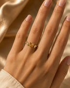 Golden Flutter Ring