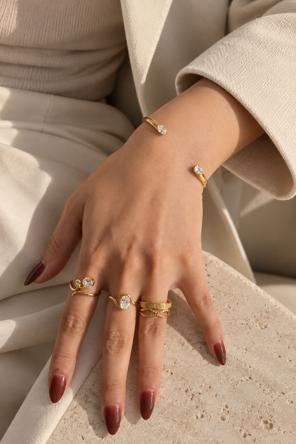 Serena Spiral Ring