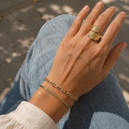 Beaded Herringbone Bracelet