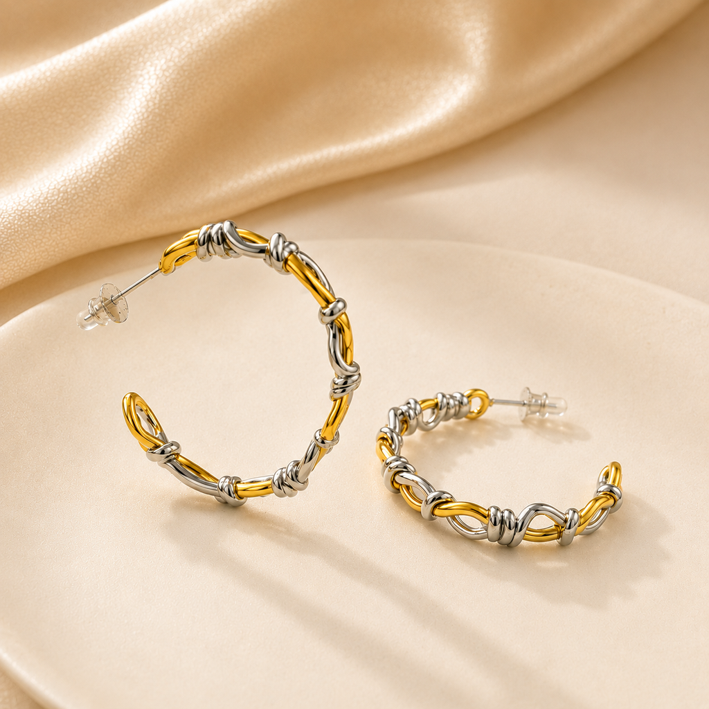 Mira Twist Hoops