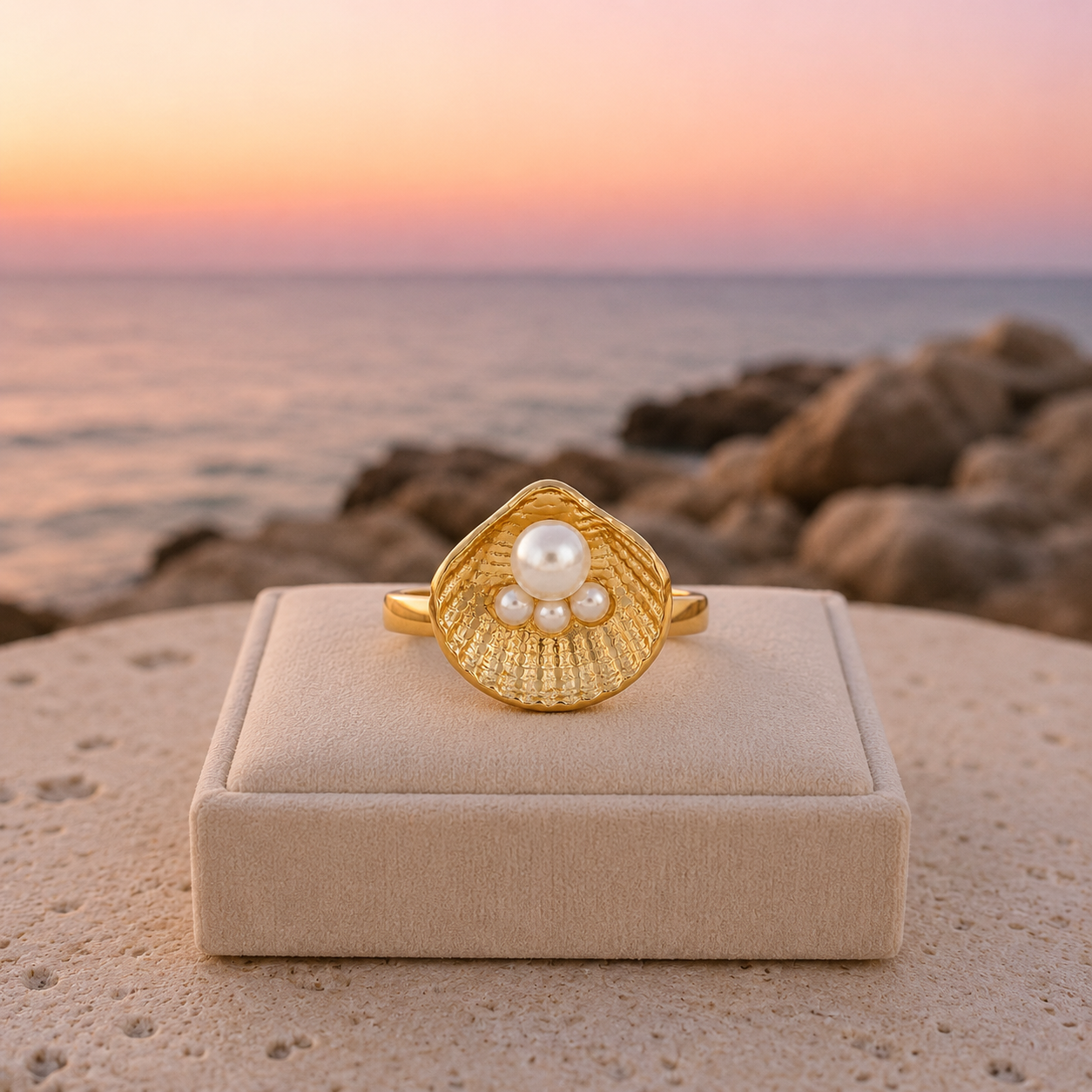 Amora Shell Ring