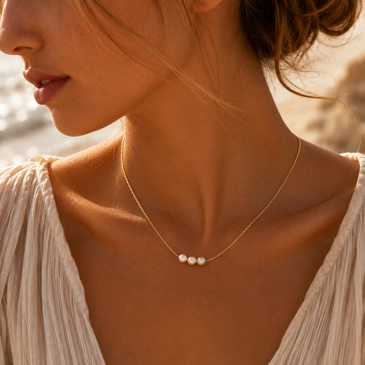 Coastline Pearl Necklace