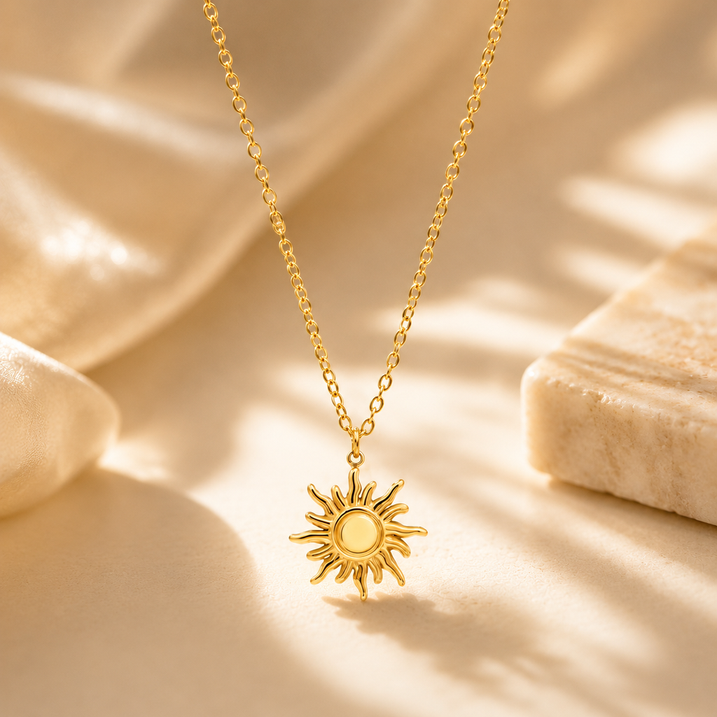 Sun Pendant Necklace
