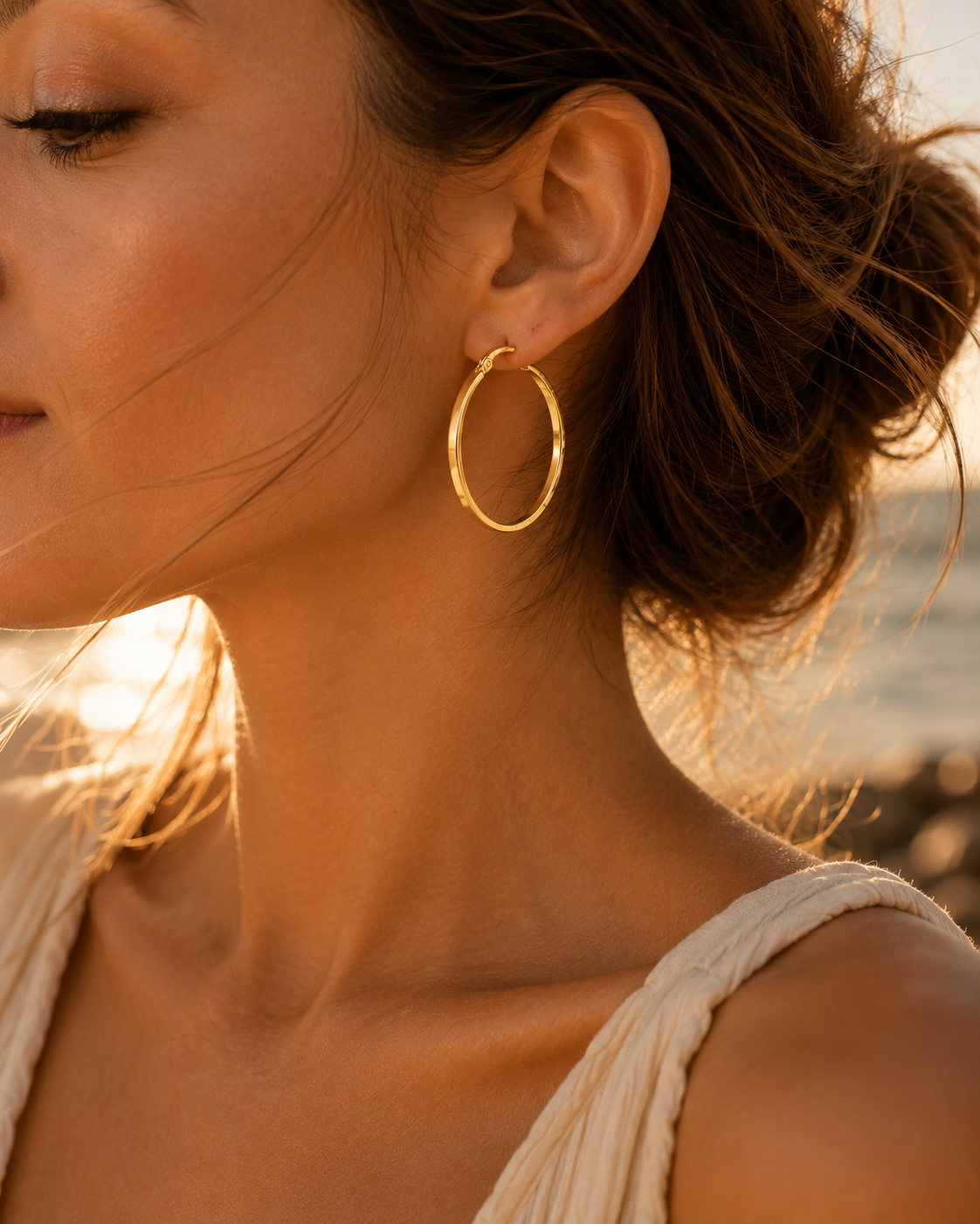 Coastal Bloom Hoops
