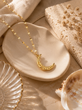 Moon Pendant Necklace