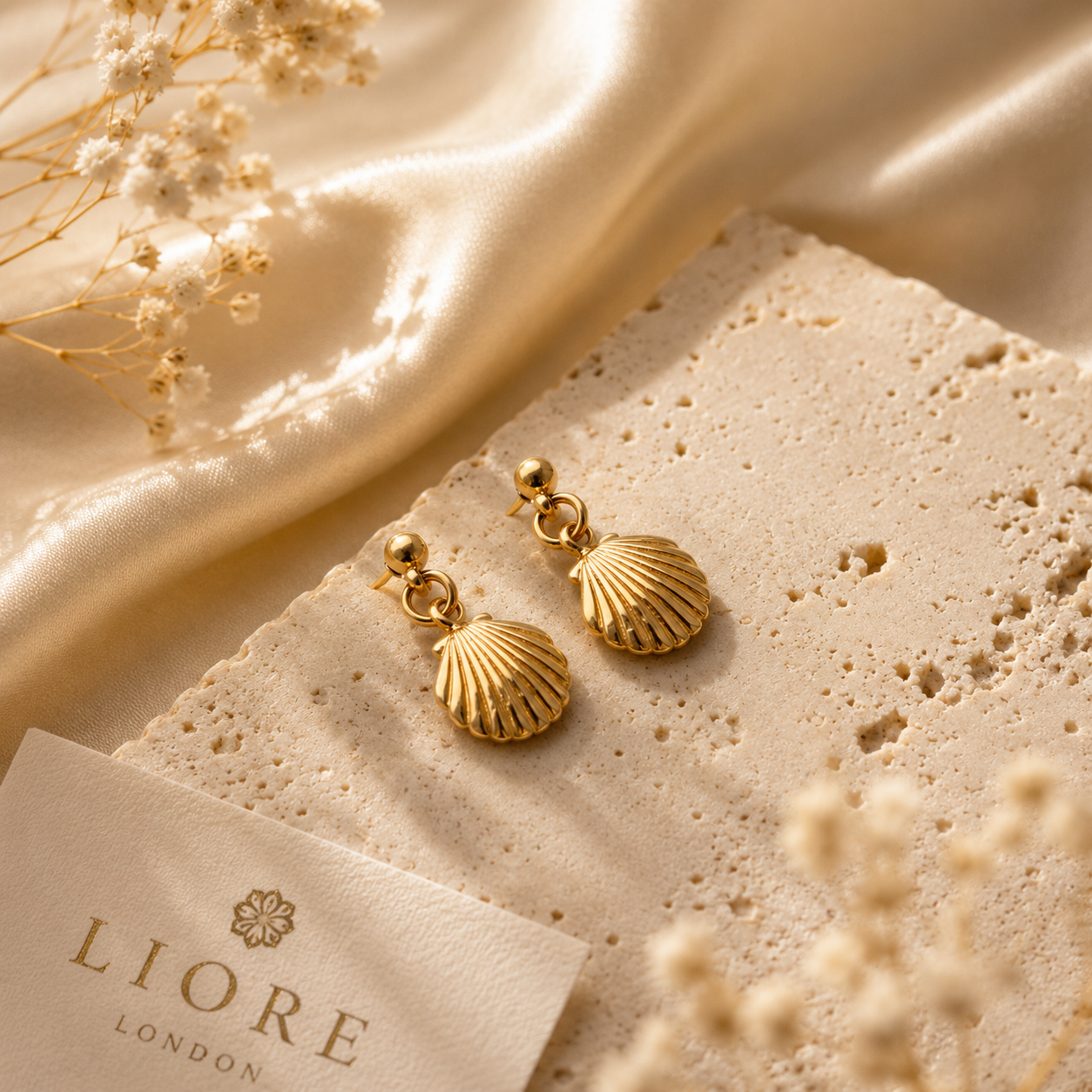 Shell Shape Drop Earrings