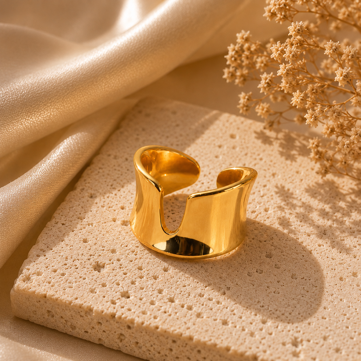 Delphine Gold Ring