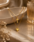 Heart & Key Necklace
