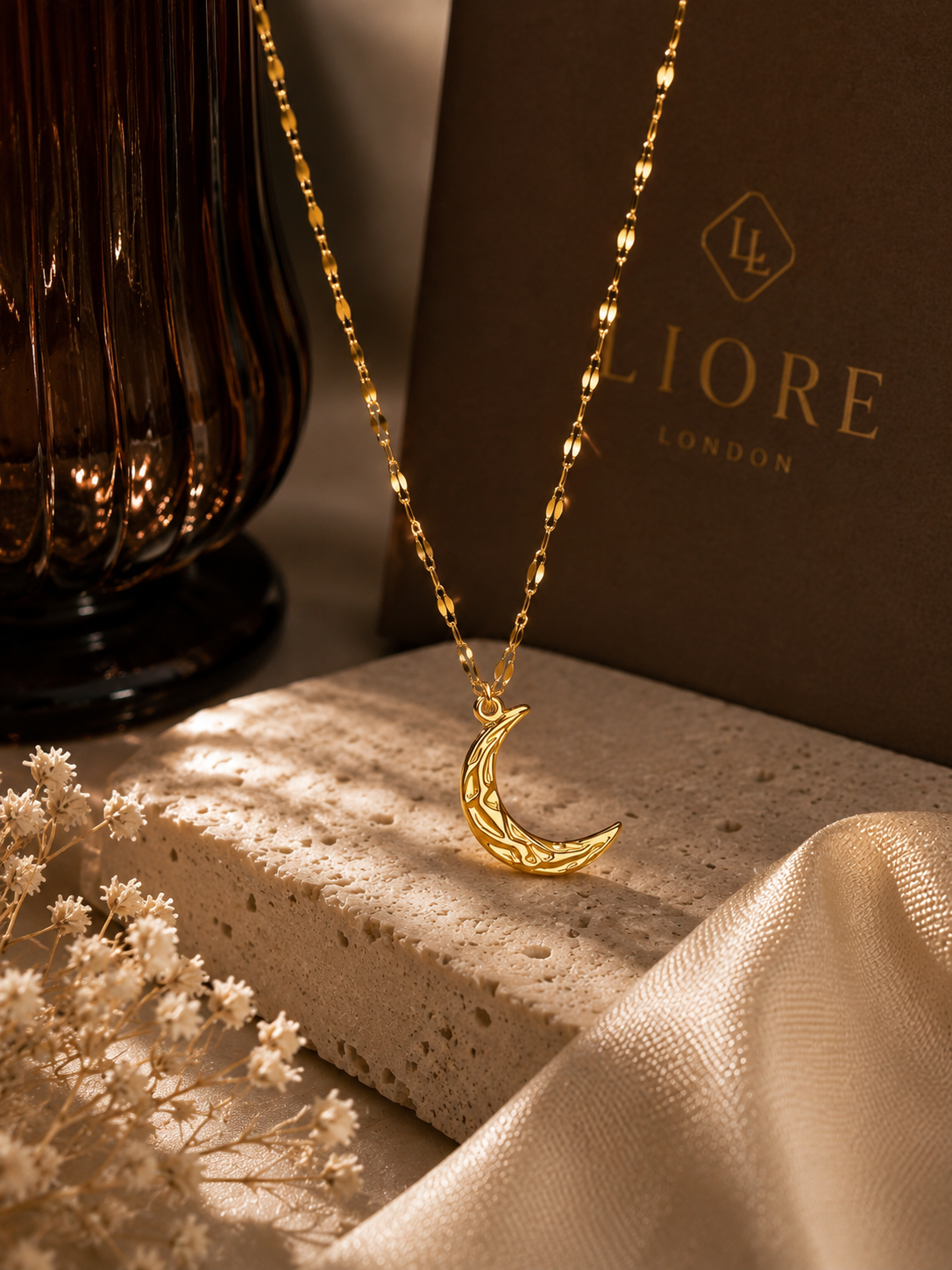 Moon Pendant Necklace