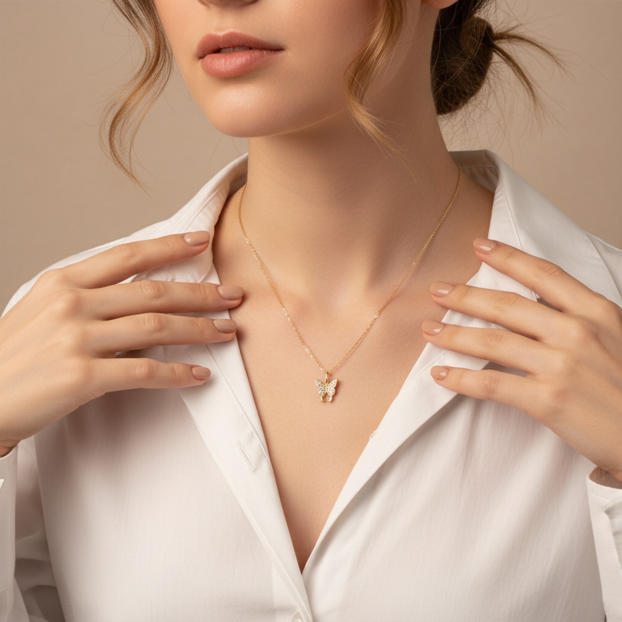 Liore Lumina Butterfly Pendant