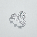 Aurelle Crown Halo Ring (0.8ct)