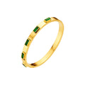 Emerald Bar Bangle