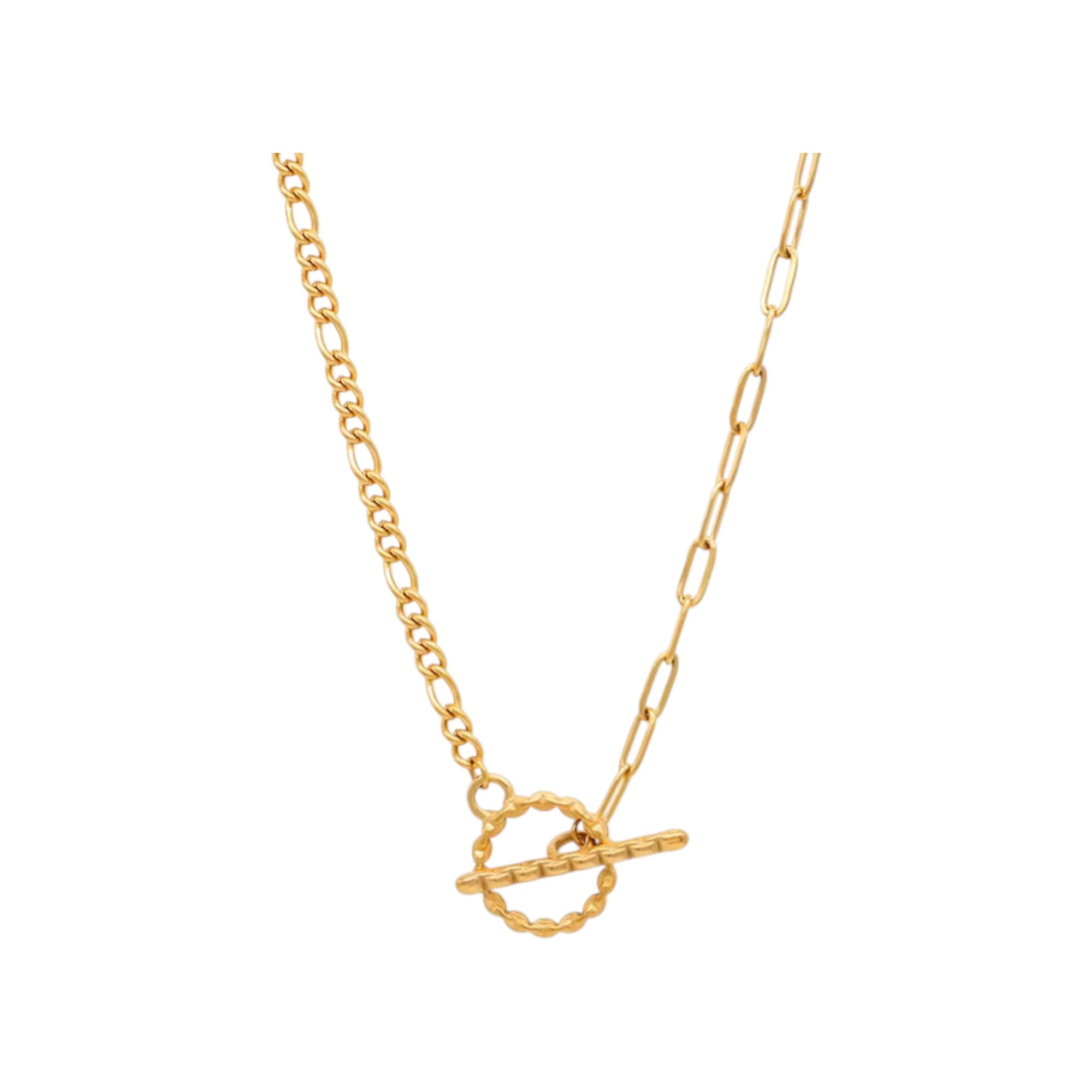 Figaro T-Bar Toggle Necklace