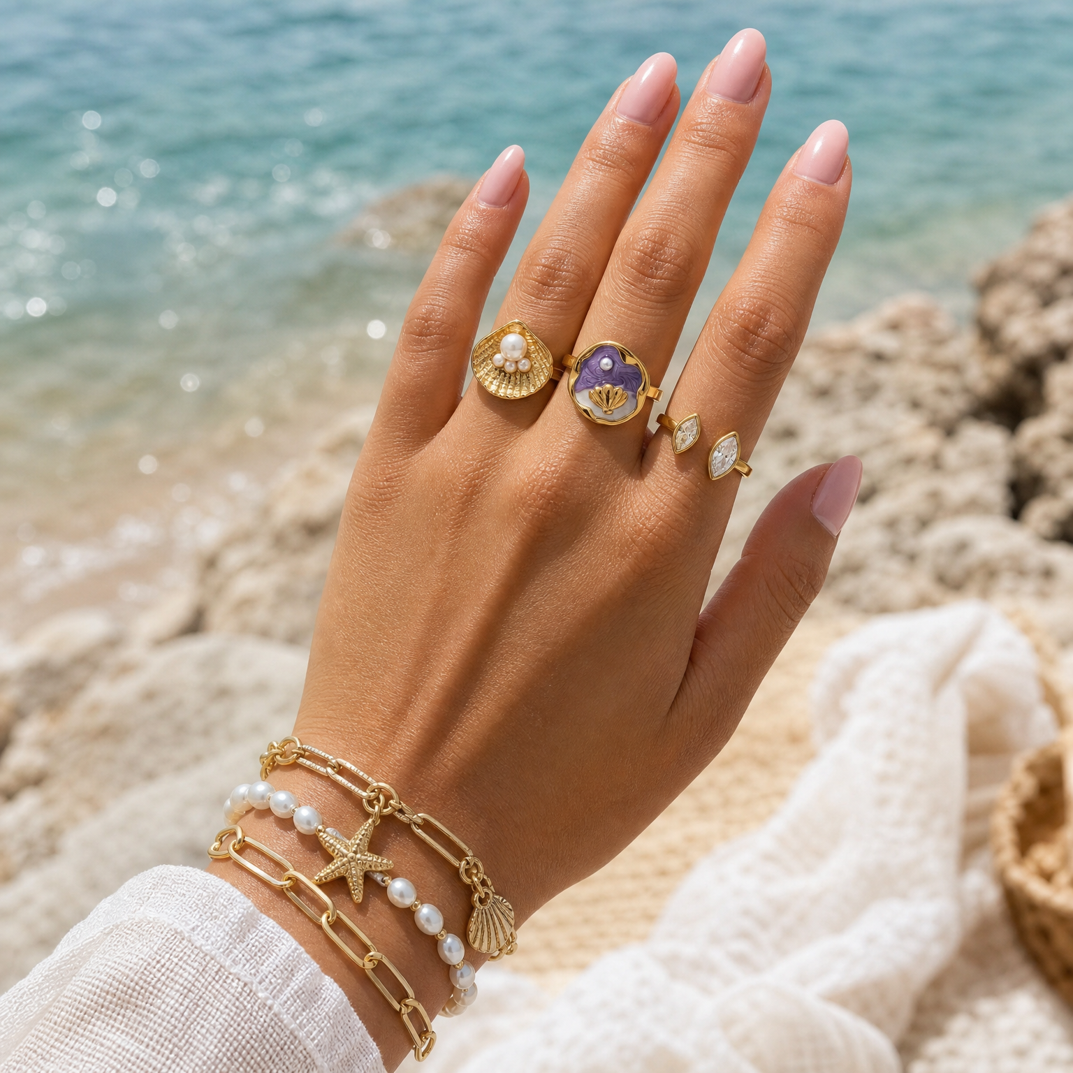 Amora Enamel Ring