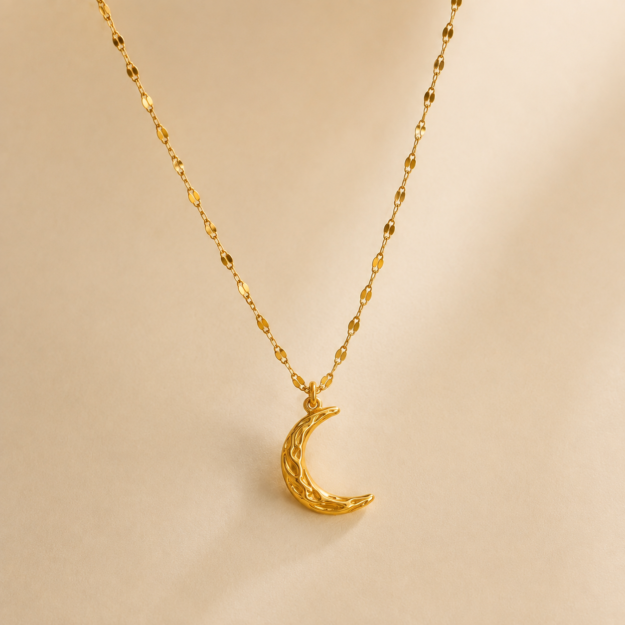 Moon Pendant Necklace