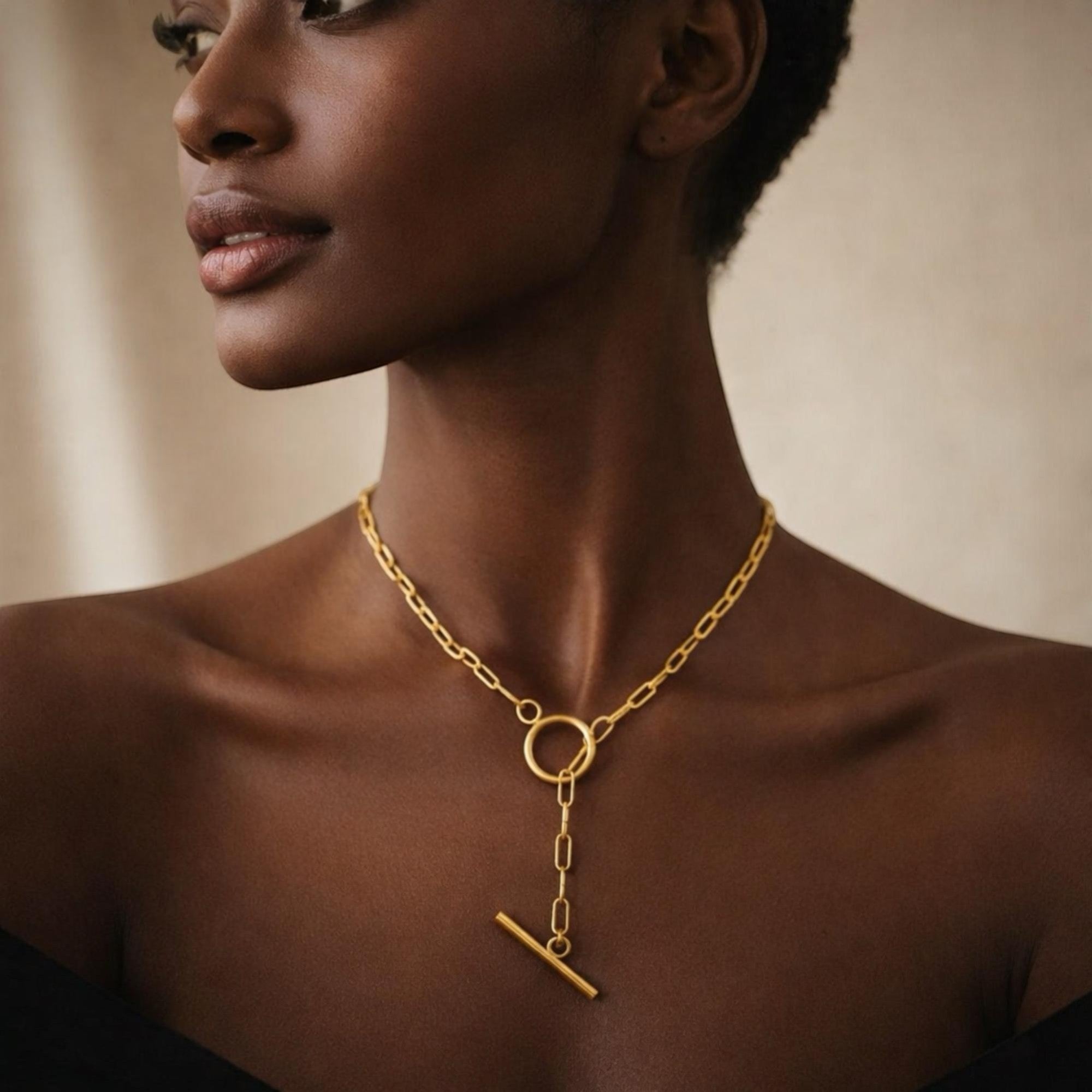 Korean T-Bar Chain Necklace