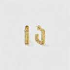 Lumé Textured Hoops