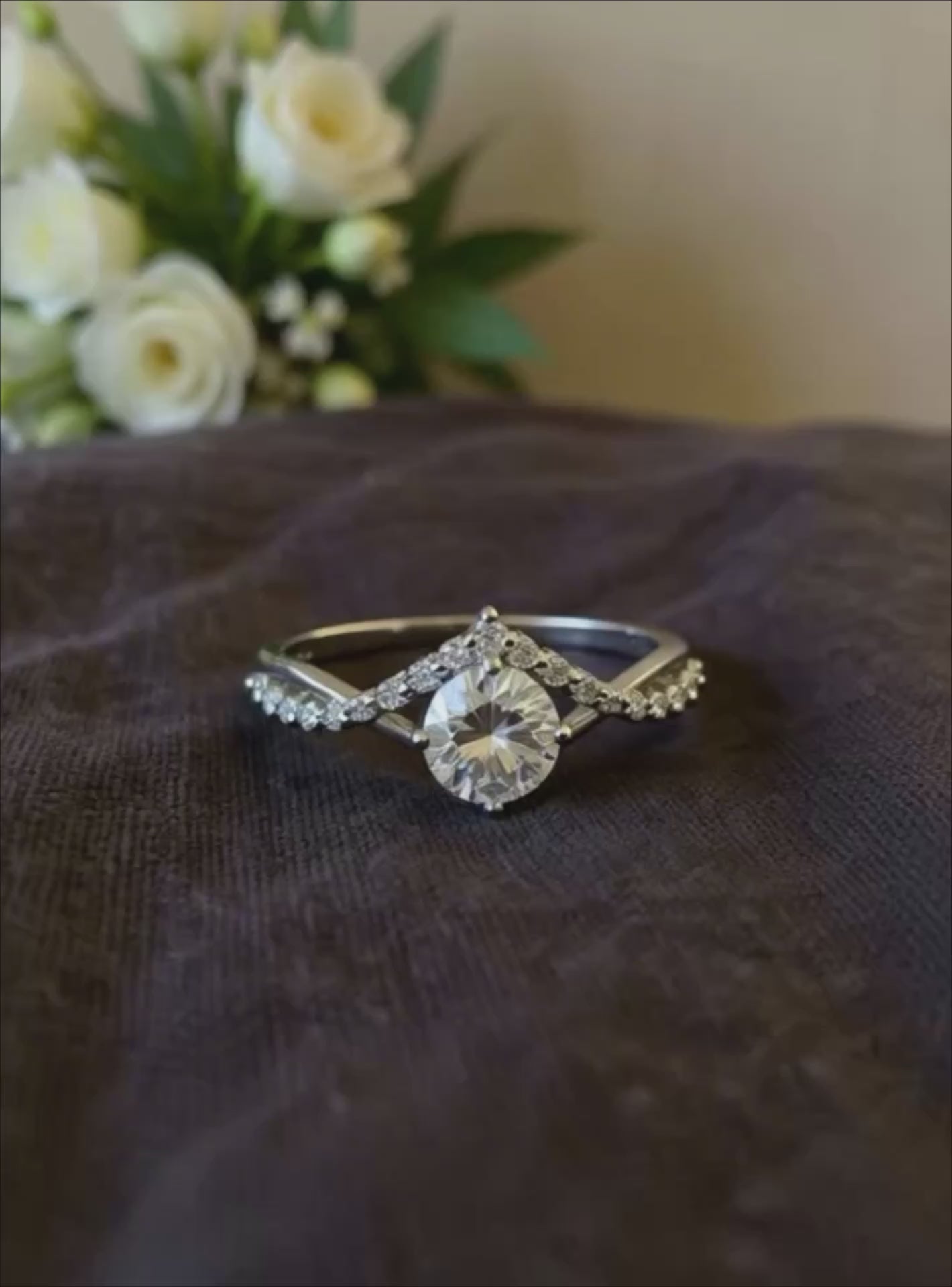 Celestia 0.5ct Moissanite Ring